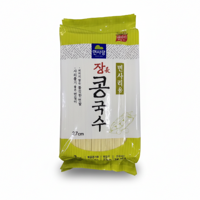 면사랑 콩국수 장콩국수 콩국수면 소면, 3개, 3kg