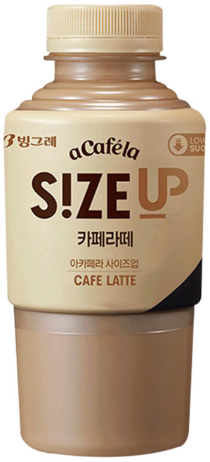 아카페라 사이즈업 카페라떼, 350ml, 12개