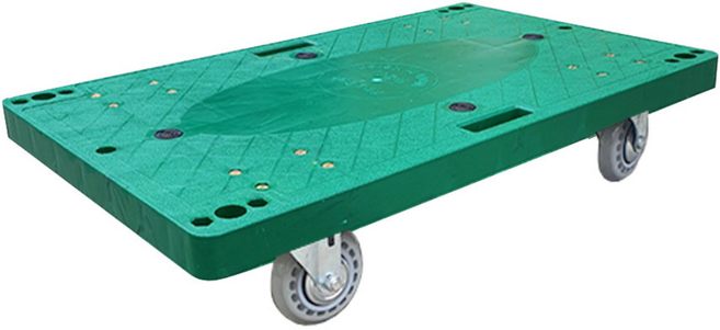 유로렉스 달리 무소음 구루마 핸드카 대차 이사짐 끌차 밀차 수레, 750*450 초록달리, 750x450초록중형 달리 무소음바퀴, 1개