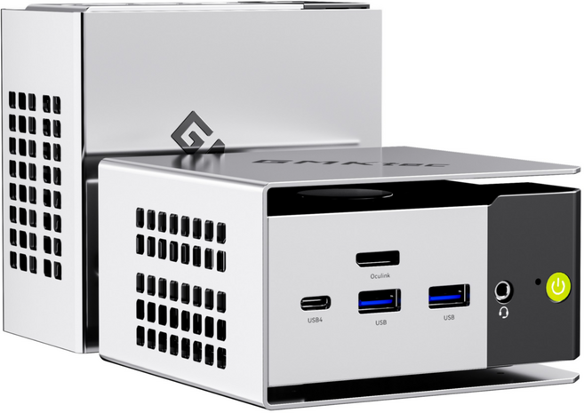 GMKtec AMD 라이젠5 PRO 6650H 미니PC 윈도우11 프로 DDR5 OCulink USB4 WiFi 6E 블루투스 5.2, NucBox M8, WIN11 Pro, 512GB, 16GB, 실버