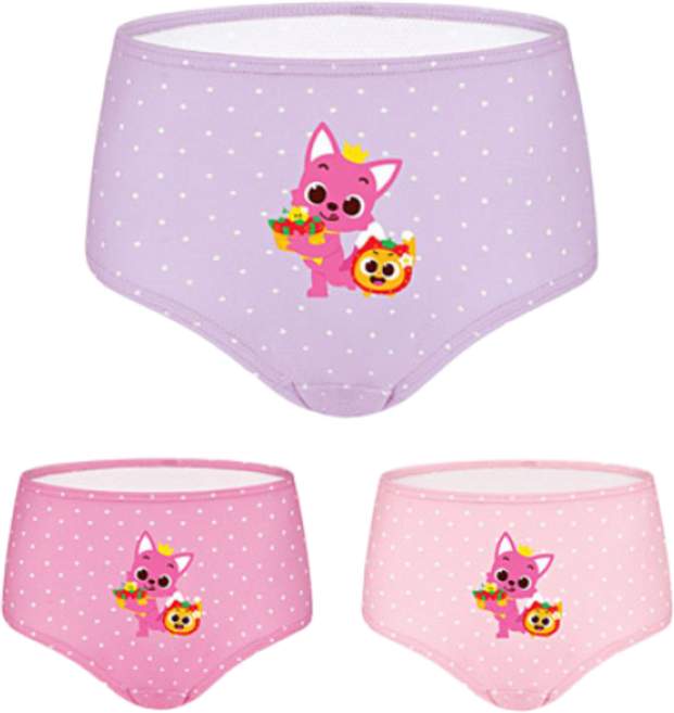 [BYC] 핑크퐁 매쉬 여소아 아동 삼각팬티 2004