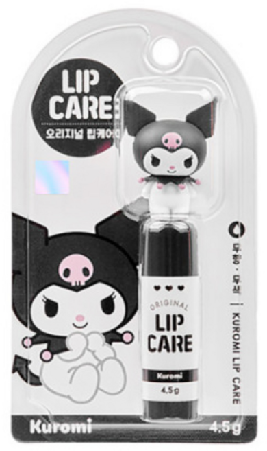 산리오 캐릭터 립밤 쿠로미 립밤, 무향, 4.5g, 1개