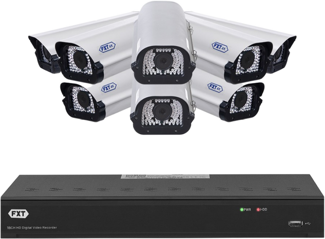 FXT-4K 800만화소 CCTV 국산 카메라 하우징 세트, 06.16CH 하우징 8대 풀세트, 1개