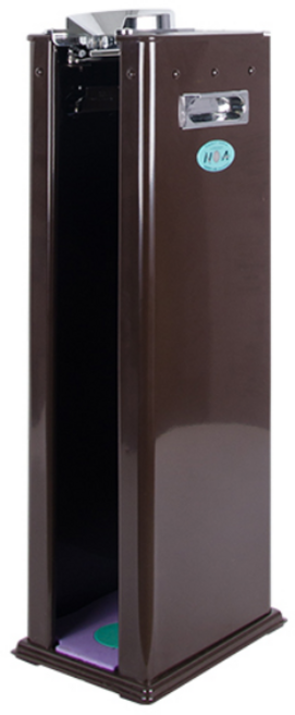 우산포장기1구 브라운 (노아) 우산꽂이, 브라운1구(서비스200장), 비닐 200장