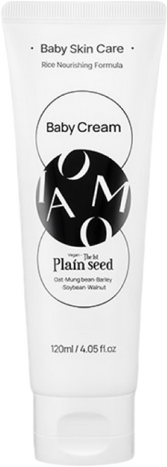 (비건) 아이아움 플레인 베이비 크림 120ml, 1개
