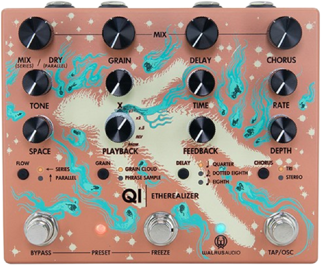 Walrus Audio 월러스 오디오 Qi Etherealizer (Terracotta), 1개
