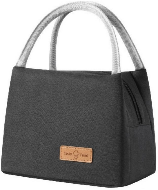 투웨이 휴대용 도시락가방, 블랙, 1개