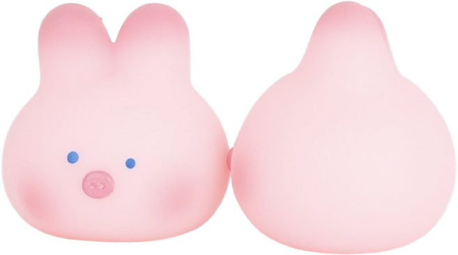 토끼같은 돼지? 말랭볼 돼지같은 토끼? 말랑이 스트레스 주물럭 모찌 틱툭 핫템 장난감 토끼돼지말랑이, 1개