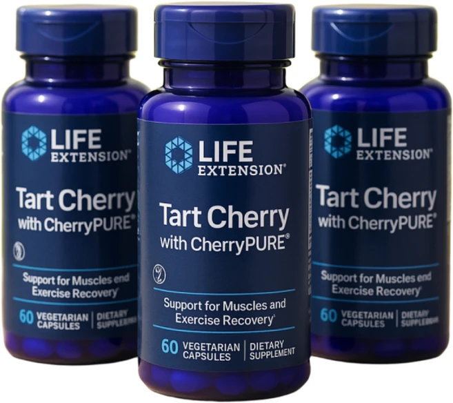 라이프익스텐션 타트체리 CherryPURE 함유 베지 캡슐 60정 3개 - 쿠팡
