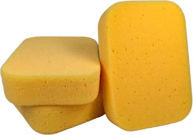 고흡수율 세차 타일 청소 스펀지 10개 타일스펀지 L(대형), 노란색