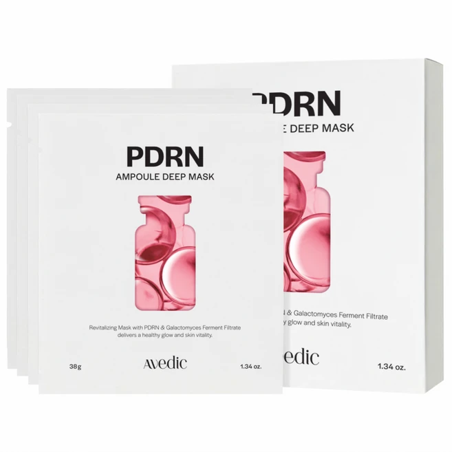 아베딕 PDRN 5000 투명해지는 물광 탱글 콜라겐 겔 마스크팩 38g, 1개, 4개입 - 쿠팡