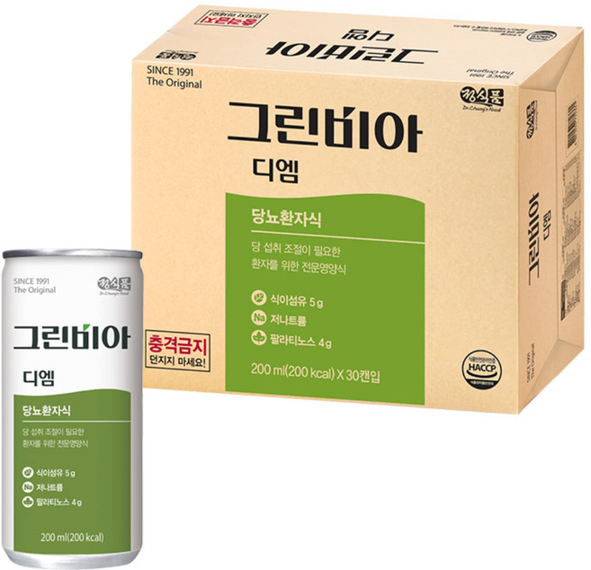 그린비아 디엠 당뇨환자용 영양식, 200ml, 30개