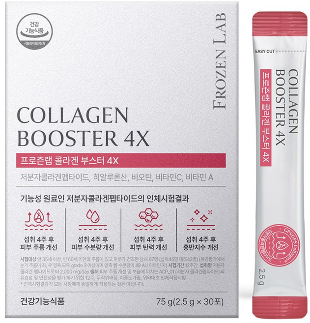 프로즌랩 콜라겐 부스터 4X, 1박스, 75g