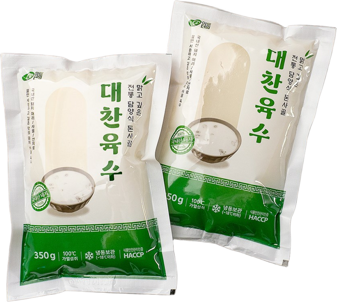 미트타임 진한 국내산 돼지사골육수, 3개, 350g