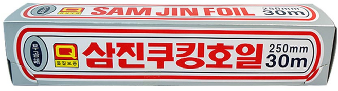 삼진 쿠킹호일 25cm*30M 은박지 호일 알루미늄, 30m, 10개