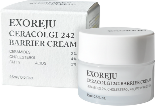 PDRN 세라마이드 판테놀 엑소좀 장벽 진정 크림 엑소리쥬 세라콜지242, 5개, 15ml