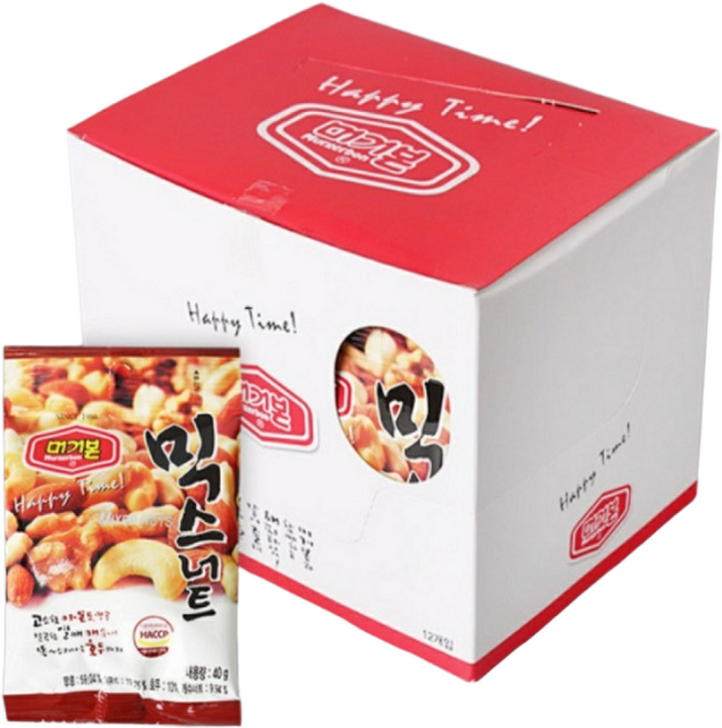 머거본 믹스너트, 40g, 12개