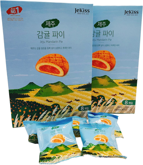 제키스 제주 감귤파이 264g 제주현지 빠른배송, 3박스