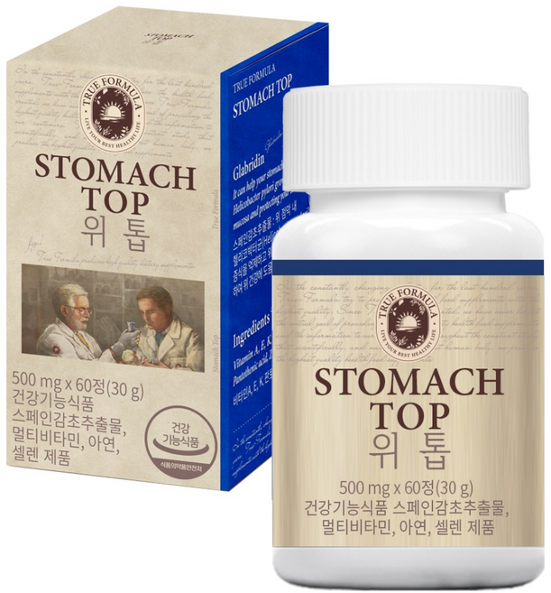 트루포뮬러 위톱 위 점막 보호 멀티비타민 아연 셀렌 종합영양제 30g, 60정, 1개