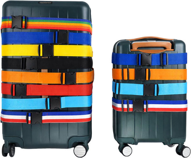 [1+1] 캐리어스트랩 가방이름표 캐리어 벨트 고정끈