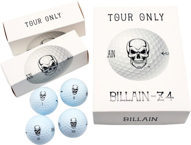 [Ver.26] 고탄력골프공 골프빌런 빌런-Z4 우레탄 4피스 BILLAIN-Z4 요즘대세골프공, white, 1세트, 12개입