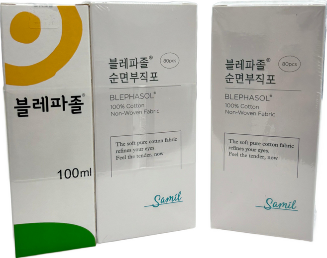 블레 파졸 1세트 + 추가 부직포 80매 1통, 1개, 100ml