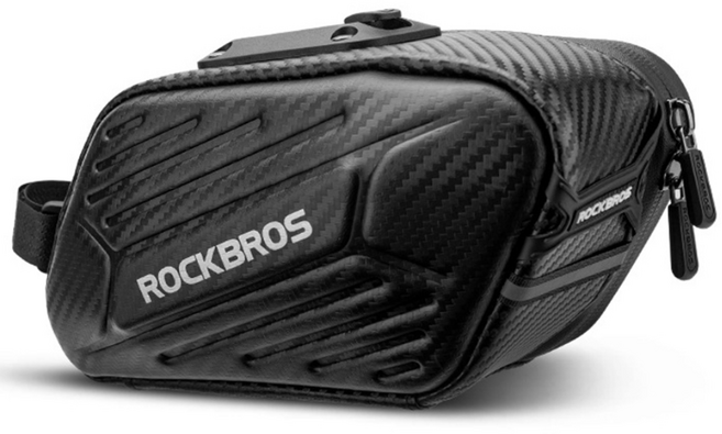 락브로스 하드 케이스 자전거 안장 가방 1.5L, 혼합색상, 1개