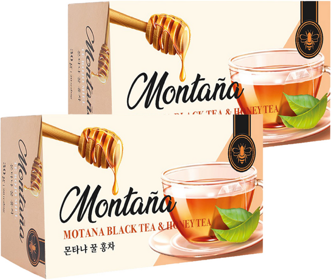 몬타냐 꿀홍차, 1.5g, 20개입, 2개