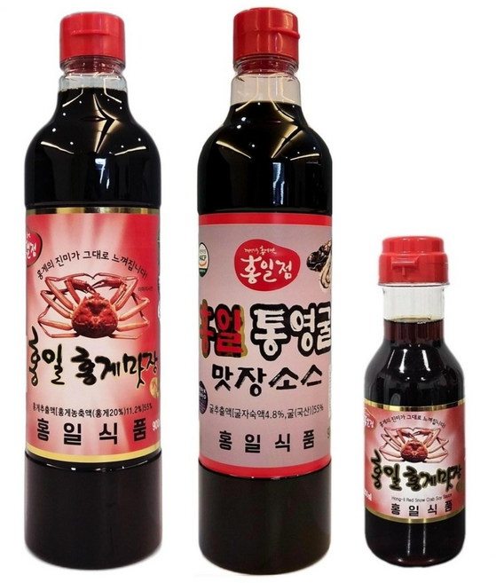 홍일 홍게맛장900 + 통영굴맛장900 + 홍게맛장200 편스토랑, 1세트, 2L