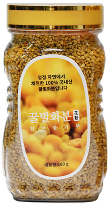 시골농장 꿀벌화분 500g, 1개