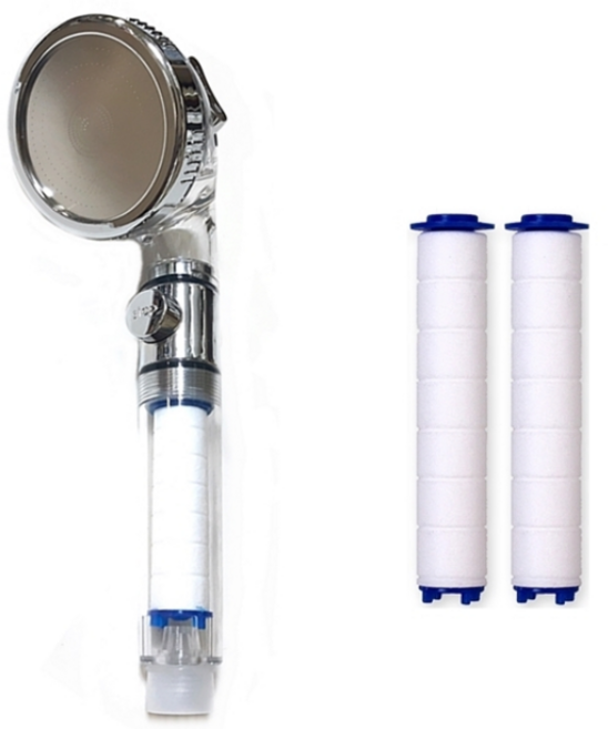 다파라닷컴 정수필터 샤워기 + 필터 2개, 1개