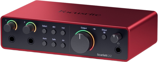 포커스라이트 Scarlett 2i2 4th 스칼렛 4세대 루프백 오토게인, 스칼렛 2i2 4th