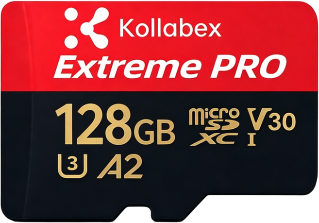 Kollabex 메모리카드 마이크로 SD카드 UHS-I, 1개, 128GB
