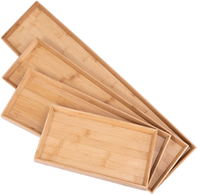 대나무 야채 쟁반 나무 우드 카페 베이커리 빵집, 1개