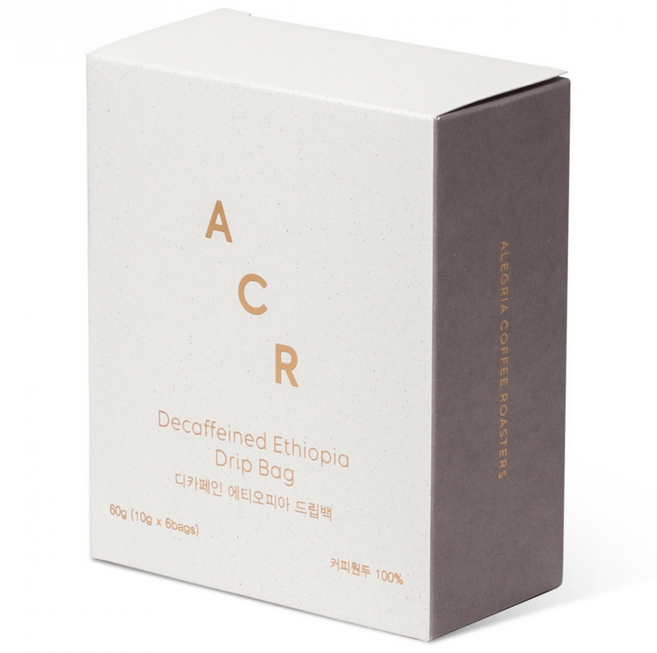 ACR 디카페인 커피 드립백, 10g, 1개, 6개입