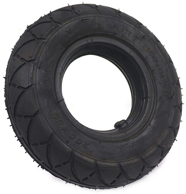 락모터스 전동킥보드 8인치 통타이어 200x50 통바퀴 솔리드타이어 바퀴 부속품, 8인치통타이어(1P), 1개