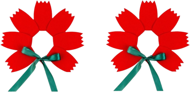 카네이션 머리띠 완성품 1+1