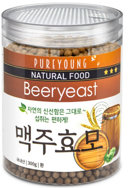 퓨어영 국내산 맥주효모환 300g, 1개