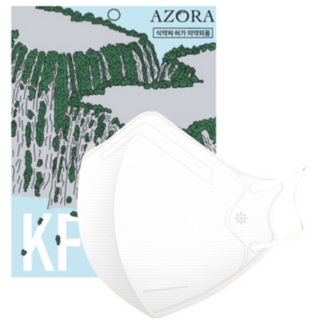 아조라 KF94 새부리형 마스크 대형 100매 홈쇼핑, 화이트, 10개, 10매입