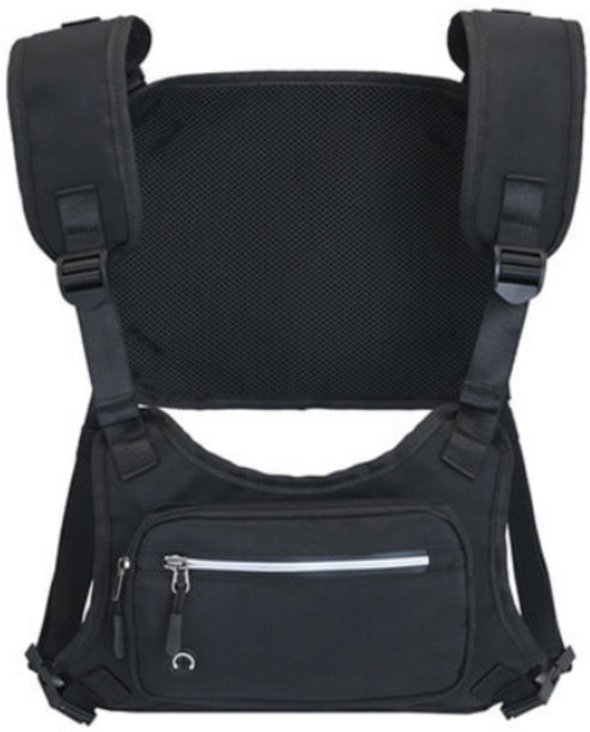 투케바이크 오토바이 배달대행 반사 야광 가방 조끼, one size