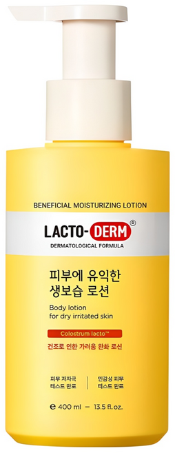 락토덤 피부에 유익한 생보습 로션, 400ml, 1개