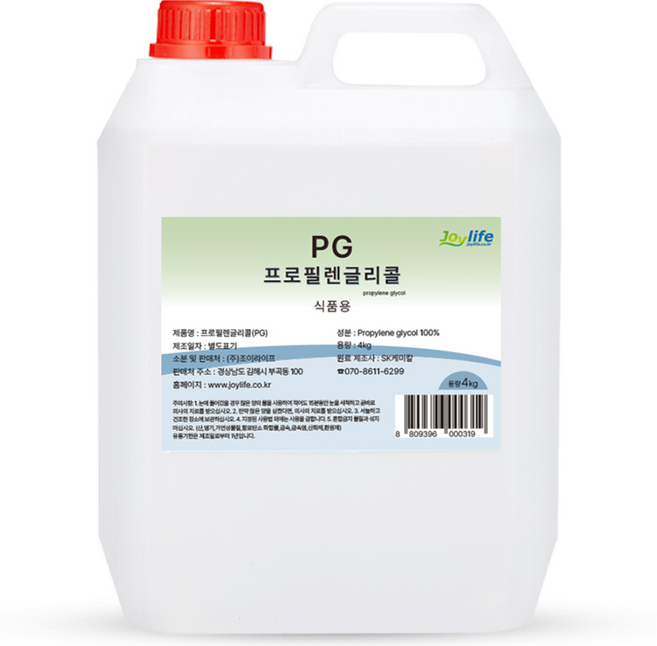 조이라이프 PG 프로필렌글리콜 4kg 단품, 1개