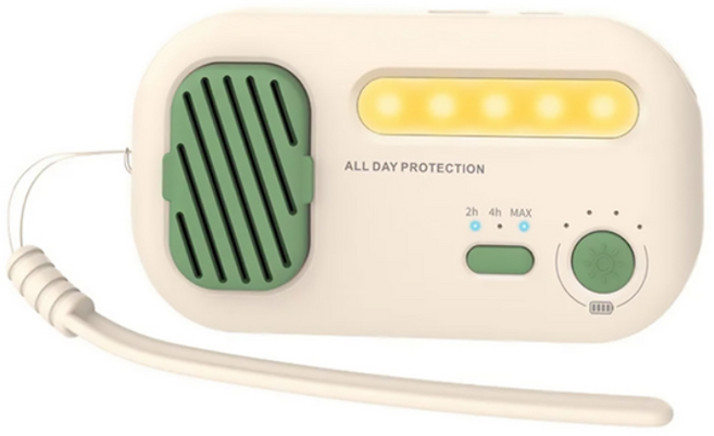 모기시루 휴대용 모기 훈증기 광파 LED 보조배터리, UB-M24