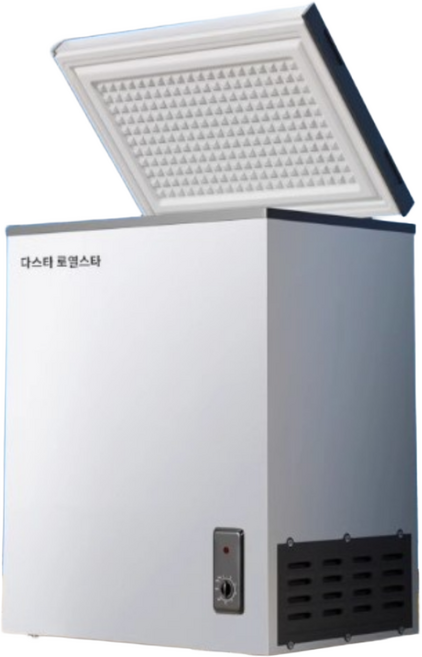 VOLTIA 1등급 뚜껑형 김치냉장고 소형 미니 냉동고 술장고 스탠드형 1인용 원룸 고효율 냉동고, 화이트 50L