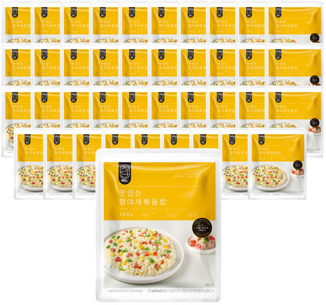 허닭식단 맛있는 햄야채볶음밥 250g, 40개