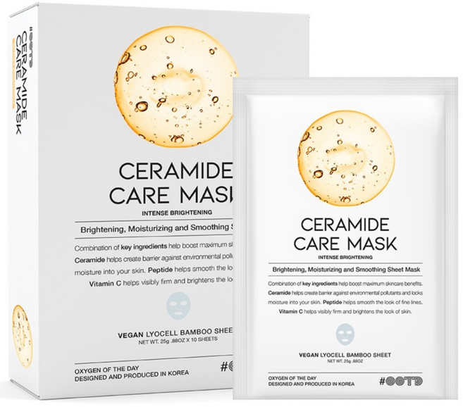 [생기] #오오티디뷰티 저자극 세라마이드 케어 마스크팩, 10개입, 1개