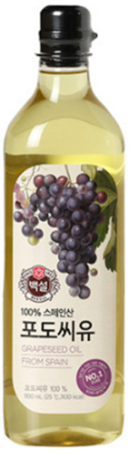 백설 포도씨유, 900ml, 12개