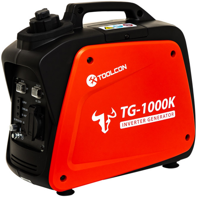 툴콘 0.70kVA 소형 캠핑 휴대용 무소음 이동식 저소음 발전기 TG-1000K, 1개