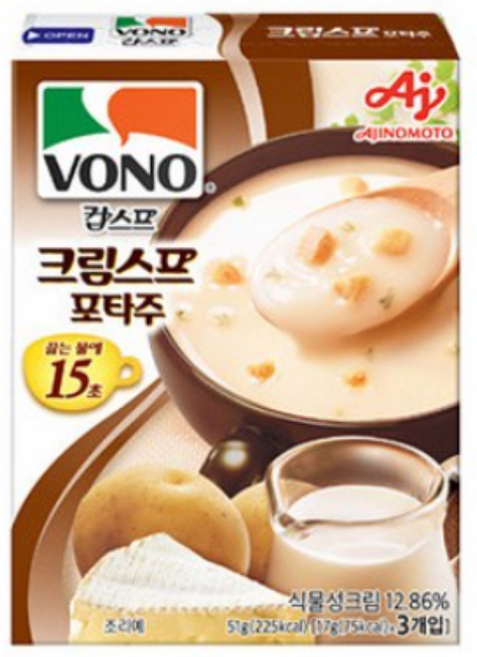 New 보노크림스프 포타주 17g, 51g, 2개