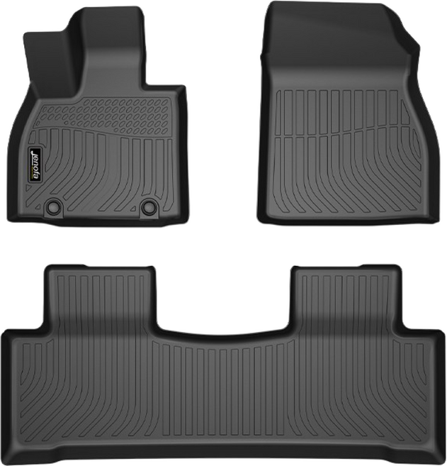 Jenofa 풀세트 3D 방수 방진 tpe카매트 간편한 사계절 세트적용 자동차매트, 비야디 씨라이언7/BYD SEALION 7 2024~, 블랙